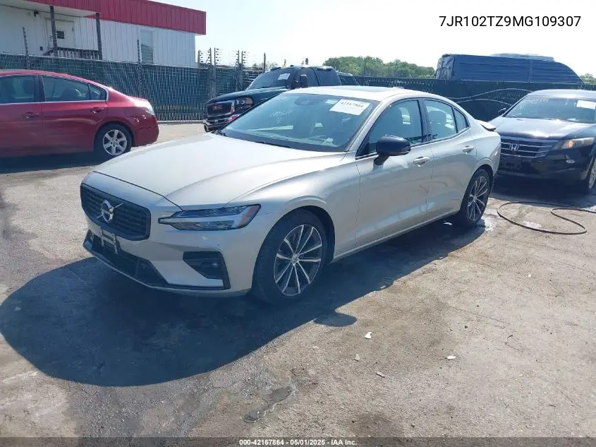 2021 Volvo S60 T5 Momentum VIN: 7JR102TZ9MG109307 Lot: 42167864