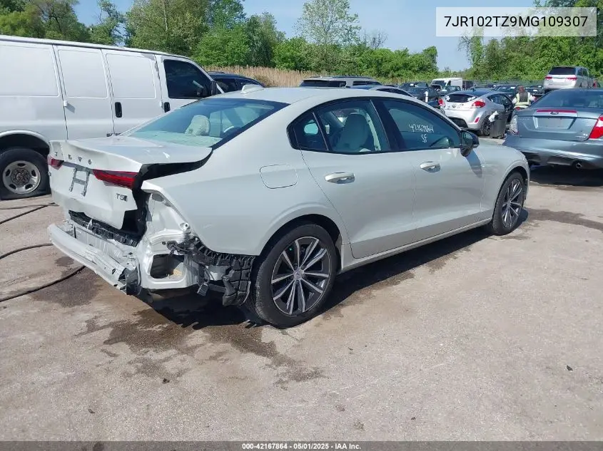 2021 Volvo S60 T5 Momentum VIN: 7JR102TZ9MG109307 Lot: 42167864
