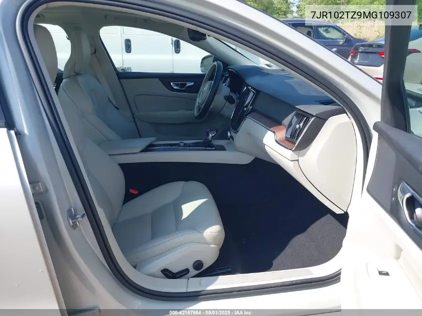 2021 Volvo S60 T5 Momentum VIN: 7JR102TZ9MG109307 Lot: 42167864