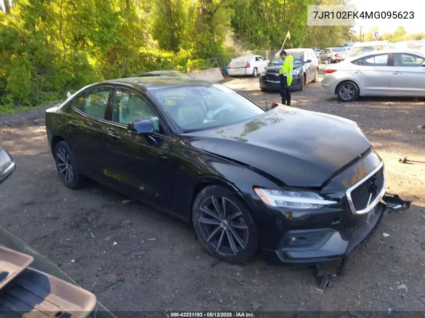 2021 Volvo S60 T5 Momentum VIN: 7JR102FK4MG095623 Lot: 42231193