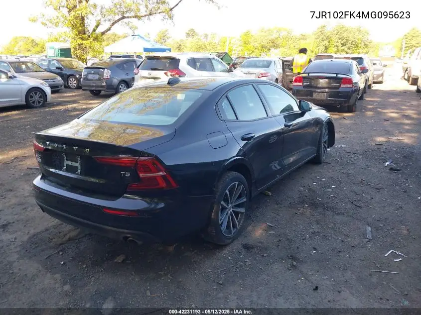 2021 Volvo S60 T5 Momentum VIN: 7JR102FK4MG095623 Lot: 42231193