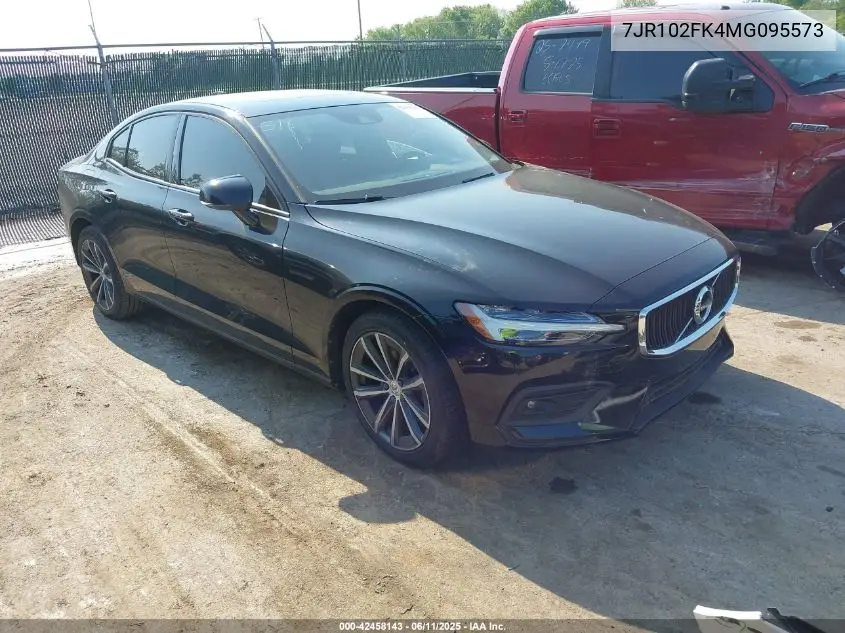 2021 Volvo S60 T5 Momentum VIN: 7JR102FK4MG095573 Lot: 42458143