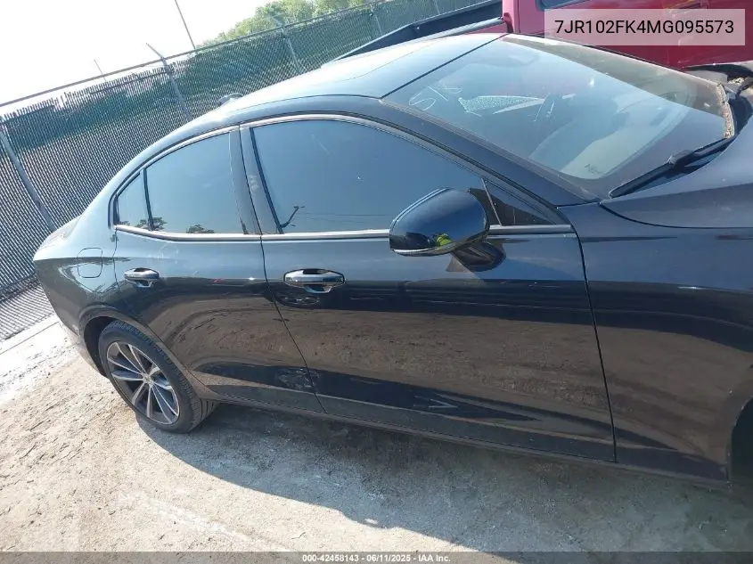 2021 Volvo S60 T5 Momentum VIN: 7JR102FK4MG095573 Lot: 42458143