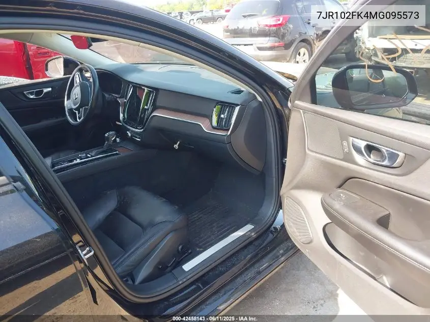 2021 Volvo S60 T5 Momentum VIN: 7JR102FK4MG095573 Lot: 42458143