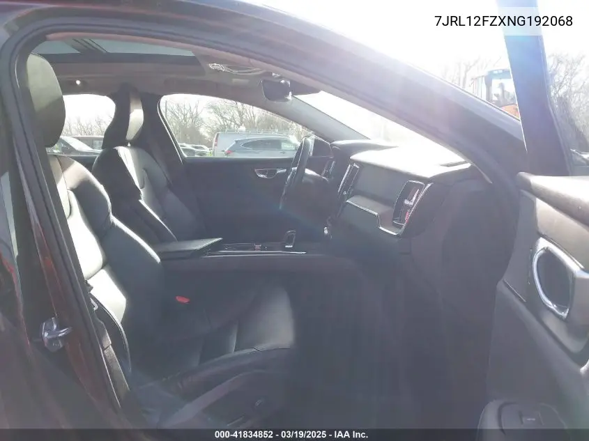 2022 Volvo S60 B5 Inscription/B5 Momentum VIN: 7JRL12FZXNG192068 Lot: 41834852