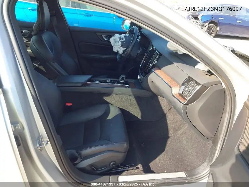 2022 Volvo S60 B5 Inscription/B5 Momentum VIN: 7JRL12FZ3NG176097 Lot: 41871997