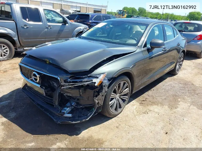 2022 Volvo S60 B5 Inscription VIN: 7JRL12TL3NG162992 Lot: 42160915