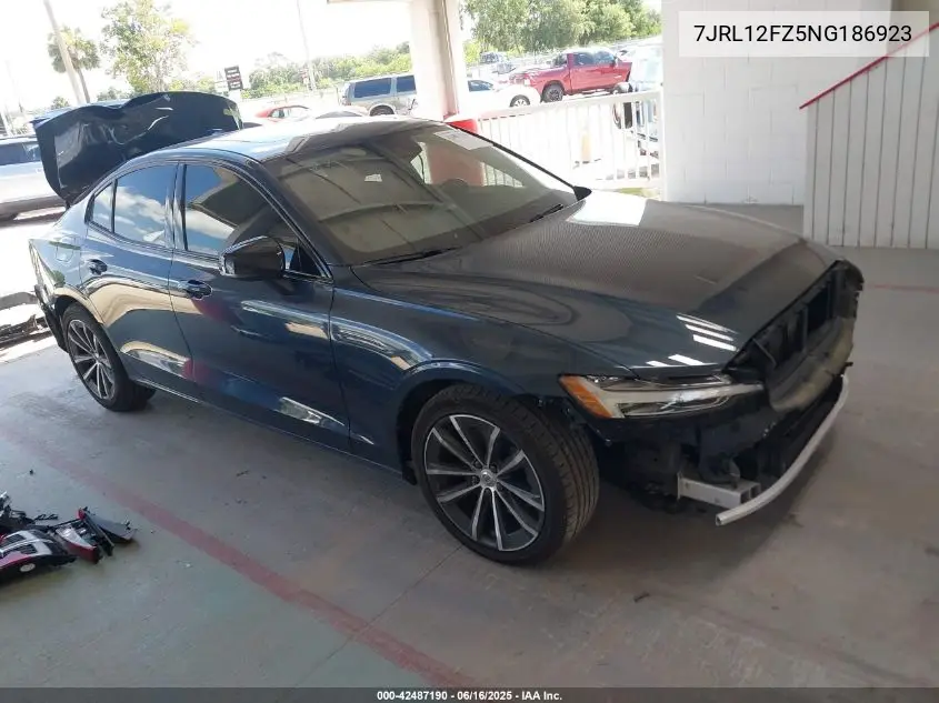 2022 Volvo S60 B5 Inscription/B5 Momentum VIN: 7JRL12FZ5NG186923 Lot: 42487190