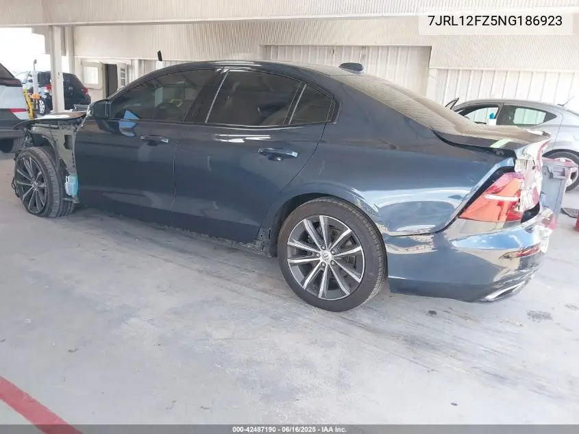 2022 Volvo S60 B5 Inscription/B5 Momentum VIN: 7JRL12FZ5NG186923 Lot: 42487190
