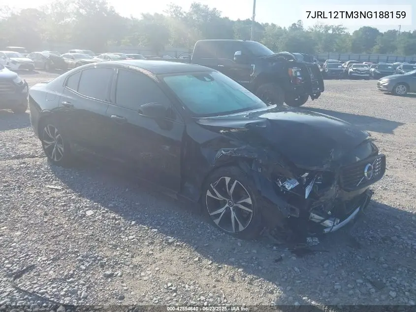 2022 Volvo S60 B5 Black Edition R-Design/B5 R-Design VIN: 7JRL12TM3NG188159 Lot: 42554640