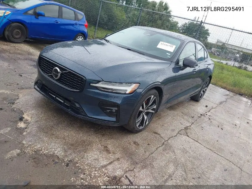 2024 Volvo S60 B5 Plus Dark Theme VIN: 7JRL12FL8RG295491 Lot: 42245791