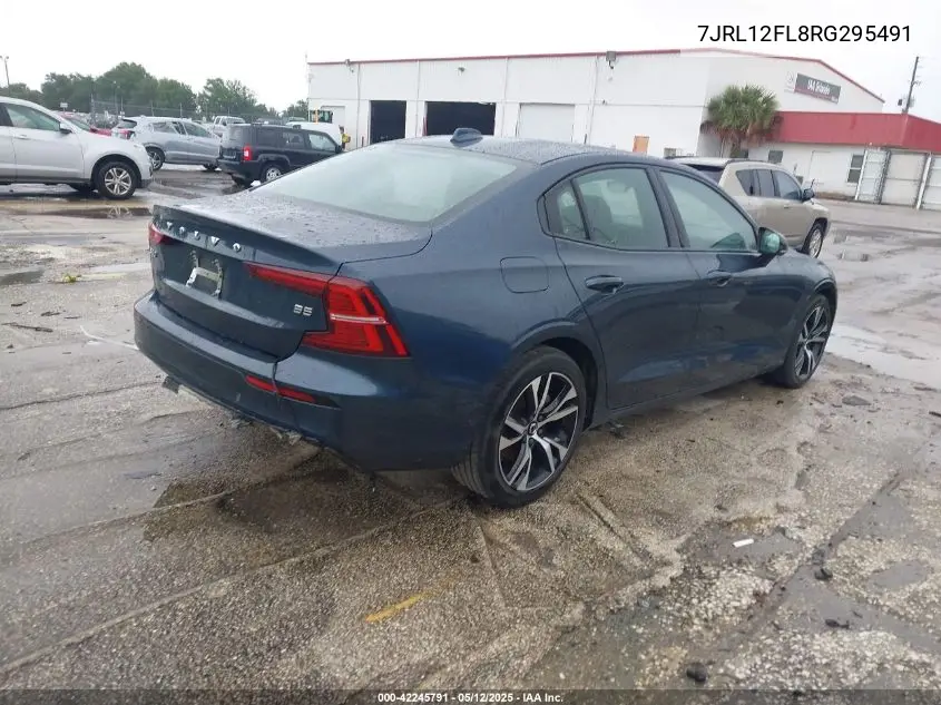 2024 Volvo S60 B5 Plus Dark Theme VIN: 7JRL12FL8RG295491 Lot: 42245791
