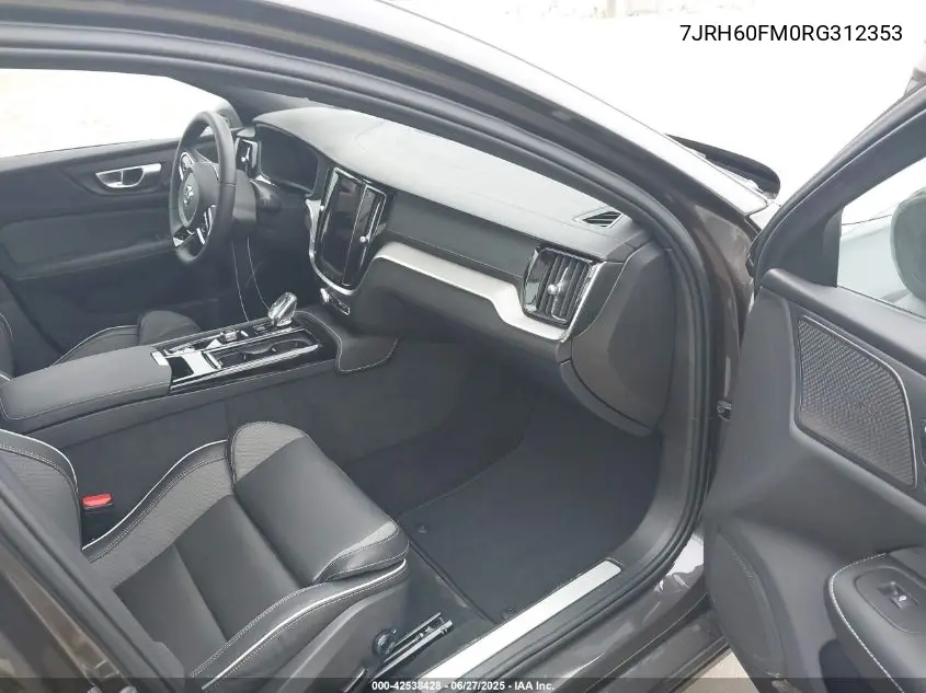 2024 Volvo S60 Recharge Plug-In Hybrid T8 Ultimate Dark Theme VIN: 7JRH60FM0RG312353 Lot: 42538428
