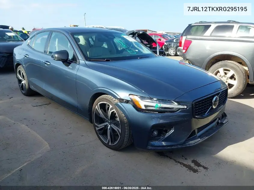 2024 Volvo S60 B5 Core Dark Theme VIN: 7JRL12TKXRG295195 Lot: 42616001