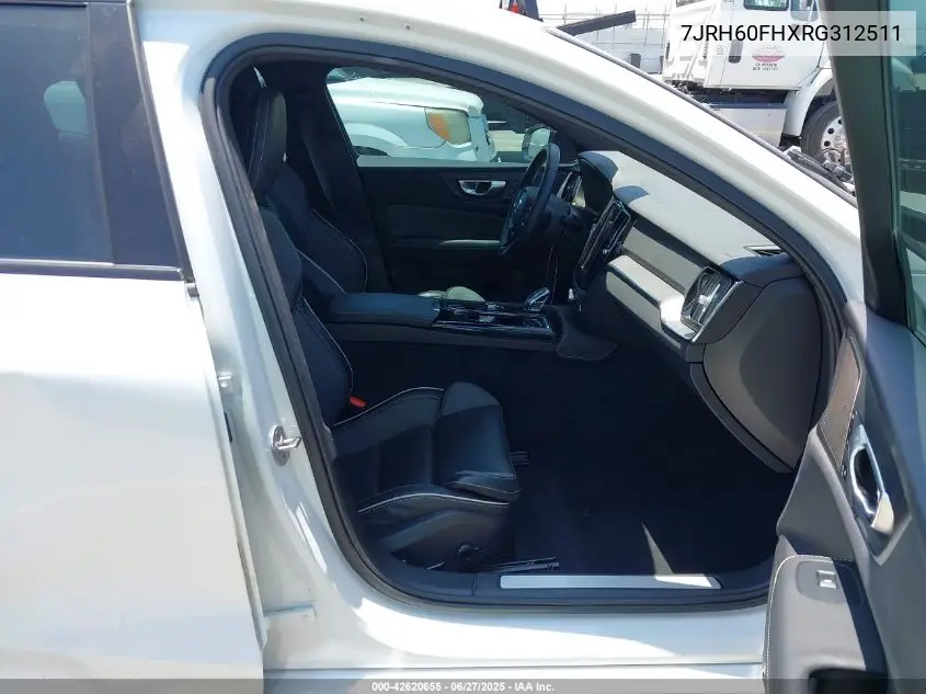 2024 Volvo S60 Recharge Plug-In Hybrid T8 Plus Black Edition VIN: 7JRH60FHXRG312511 Lot: 42620655