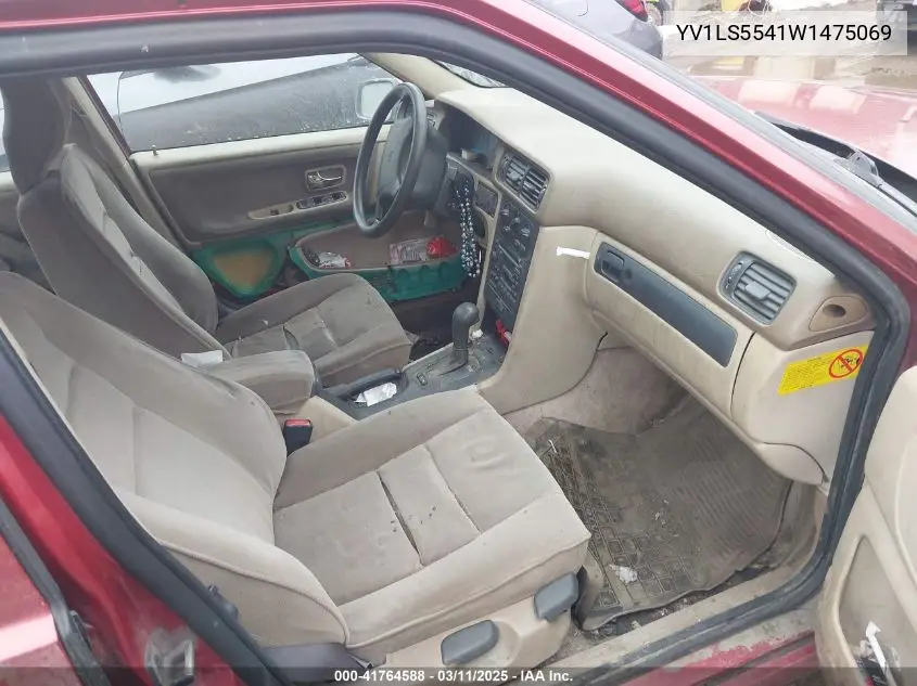 1998 Volvo S70 Gtas/Gtms VIN: YV1LS5541W1475069 Lot: 41764588