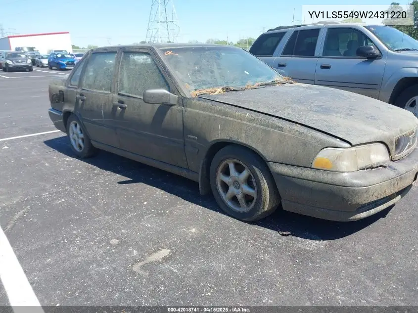 1998 Volvo S70 Gtas/Gtms VIN: YV1LS5549W2431220 Lot: 42018741