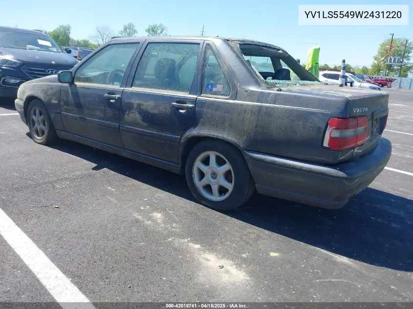 1998 Volvo S70 Gtas/Gtms VIN: YV1LS5549W2431220 Lot: 42018741