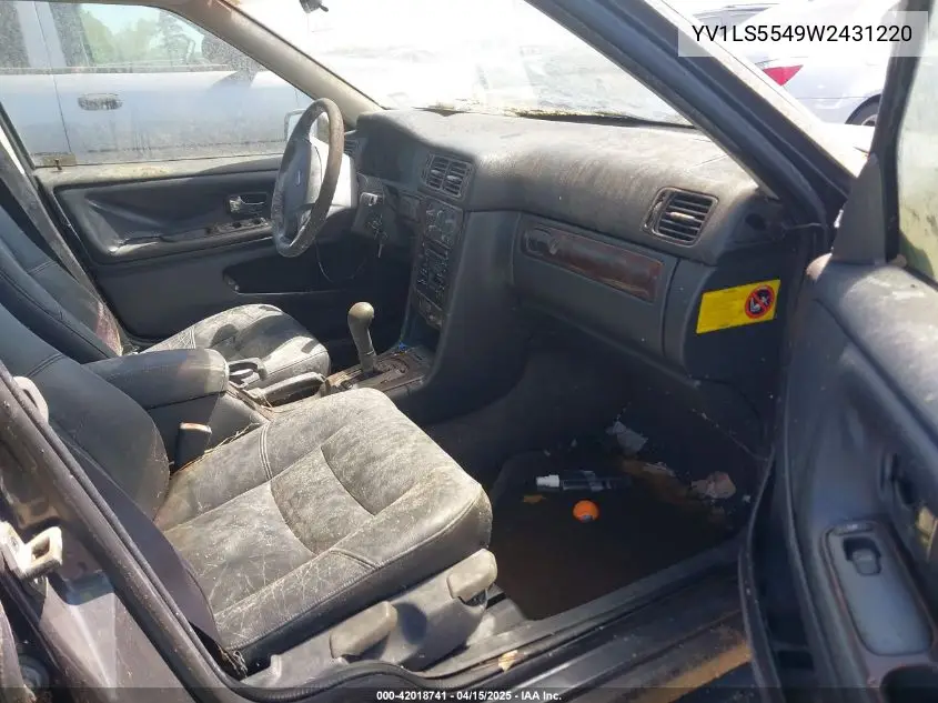 1998 Volvo S70 Gtas/Gtms VIN: YV1LS5549W2431220 Lot: 42018741