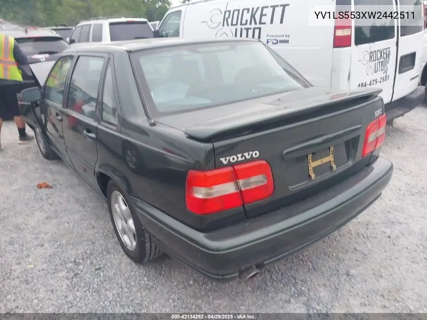 1998 Volvo S70 Gtas/Gtms VIN: YV1LS553XW2442511 Lot: 42134292
