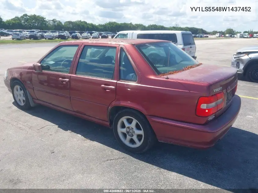 1998 Volvo S70 Gtas/Gtms VIN: YV1LS5548W1437452 Lot: 42460653