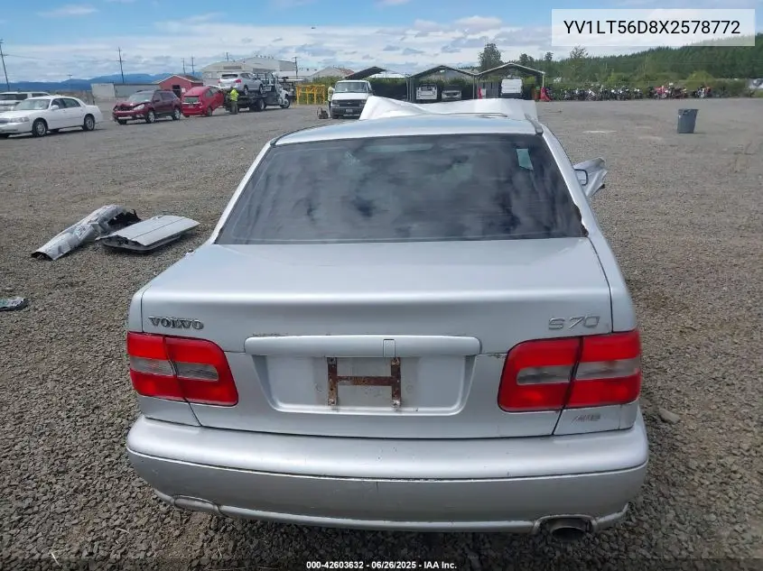 1999 Volvo S70 VIN: YV1LT56D8X2578772 Lot: 42603632