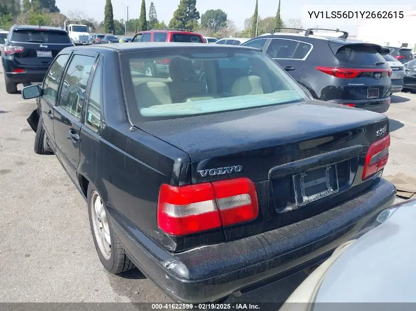 2000 Volvo S70 Glt/Glt Se VIN: YV1LS56D1Y2662615 Lot: 41622599