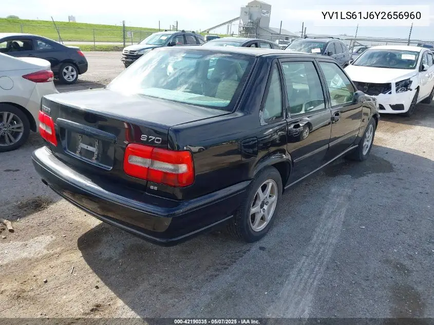 2000 Volvo S70 Se VIN: YV1LS61J6Y2656960 Lot: 42190335