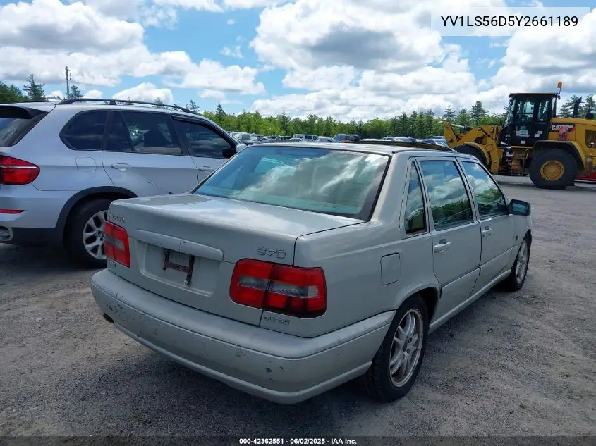2000 Volvo S70 Glt/Se VIN: YV1LS56D5Y2661189 Lot: 42362551