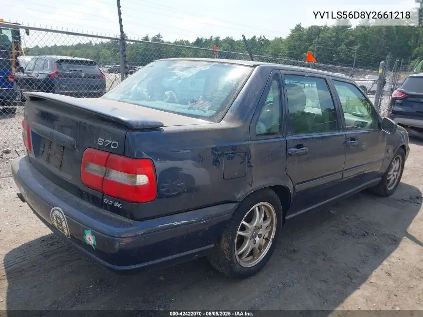 2000 Volvo S70 Glt/Glt Se VIN: YV1LS56D8Y2661218 Lot: 42422070