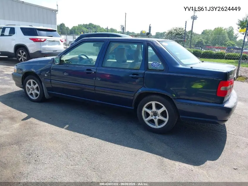 2000 Volvo S70 Se VIN: YV1LS61J3Y2624449 Lot: 42451332
