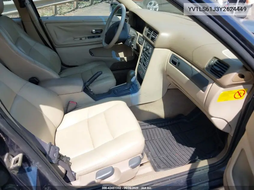 2000 Volvo S70 Se VIN: YV1LS61J3Y2624449 Lot: 42451332