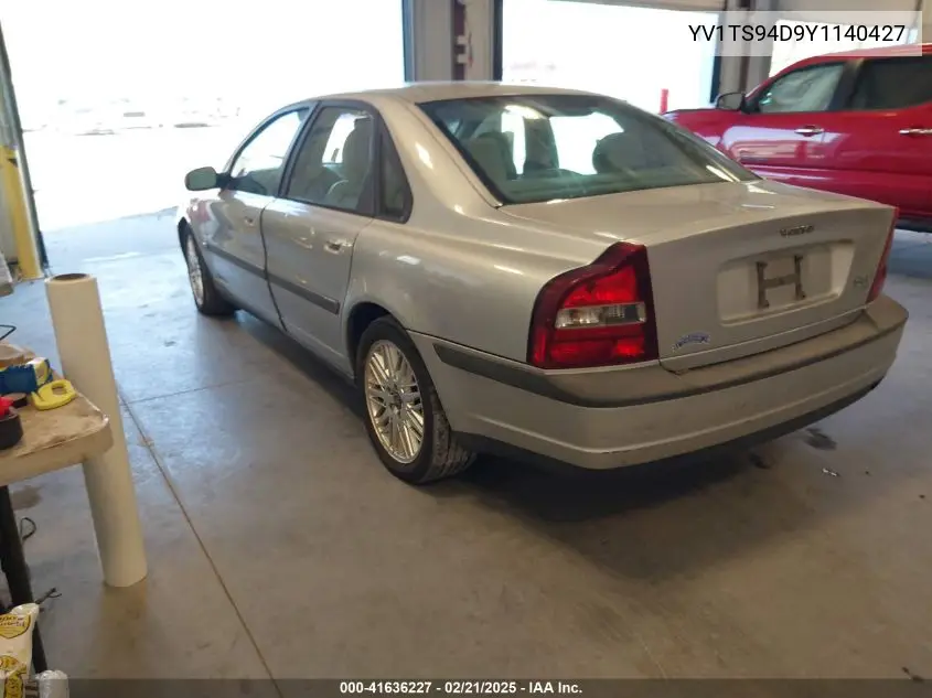 2000 Volvo S80 2.9 VIN: YV1TS94D9Y1140427 Lot: 41636227