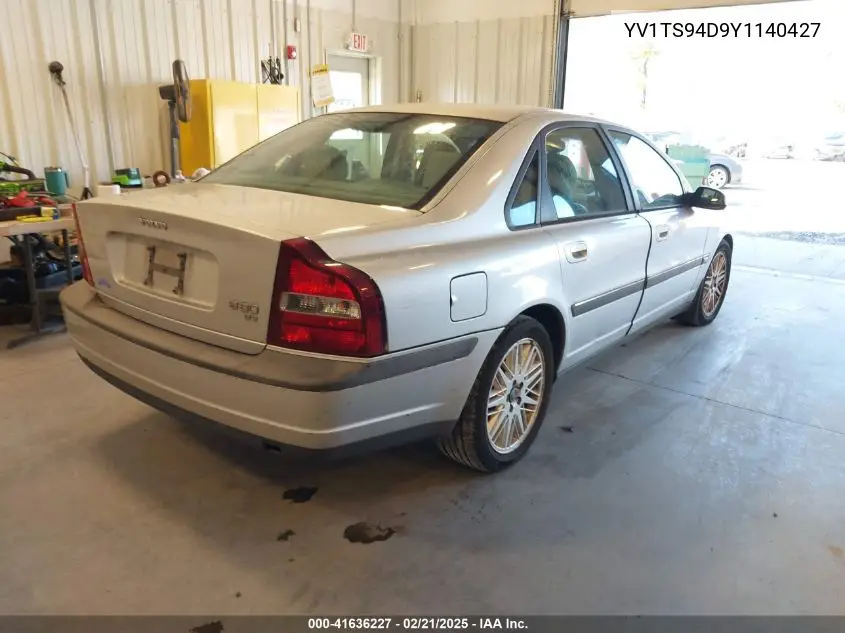 2000 Volvo S80 2.9 VIN: YV1TS94D9Y1140427 Lot: 41636227