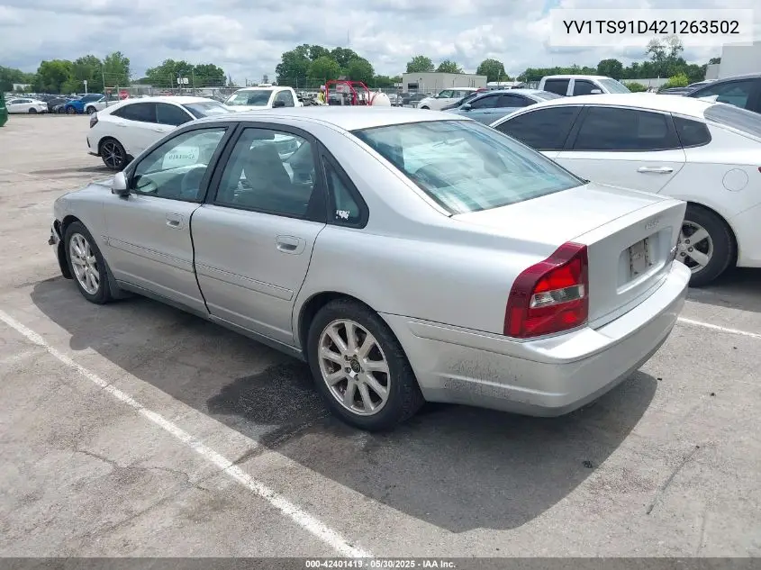 2002 Volvo S80 Executive/T6 VIN: YV1TS91D421263502 Lot: 42401419