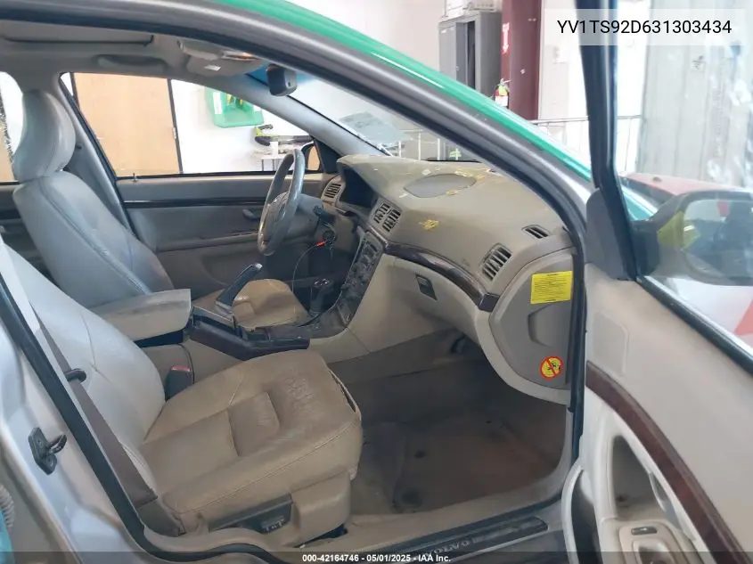 2003 Volvo S80 2.9 VIN: YV1TS92D631303434 Lot: 42164746
