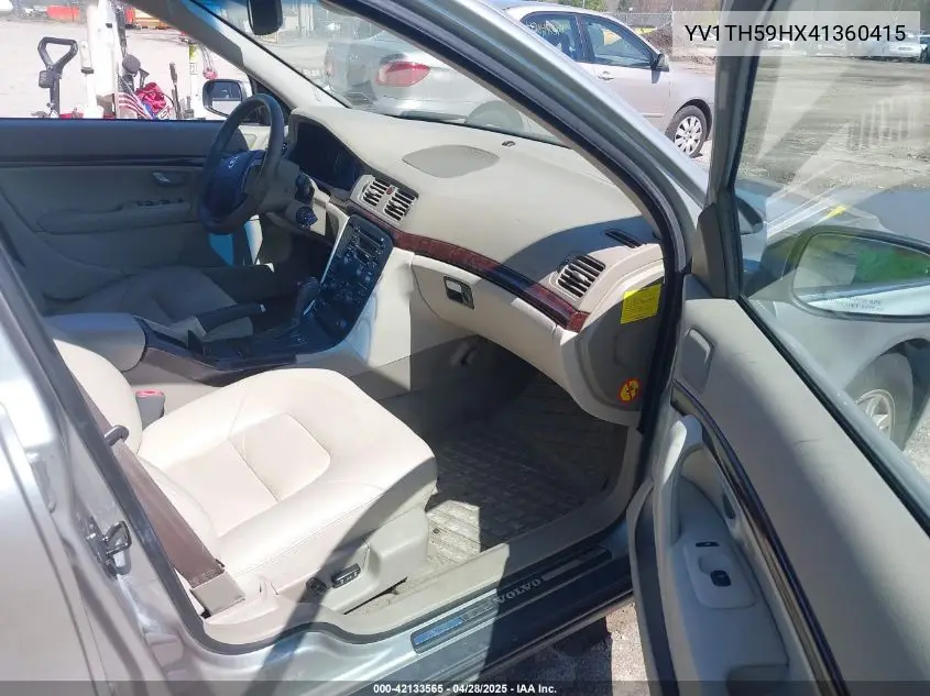 2004 Volvo S80 2.5T VIN: YV1TH59HX41360415 Lot: 42133565