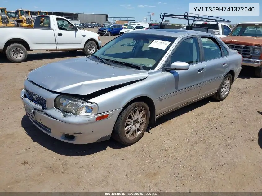 2004 Volvo S80 2.5T VIN: YV1TS59H741372040 Lot: 42140305