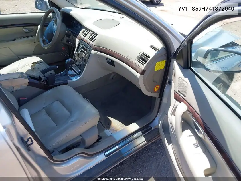 2004 Volvo S80 2.5T VIN: YV1TS59H741372040 Lot: 42140305