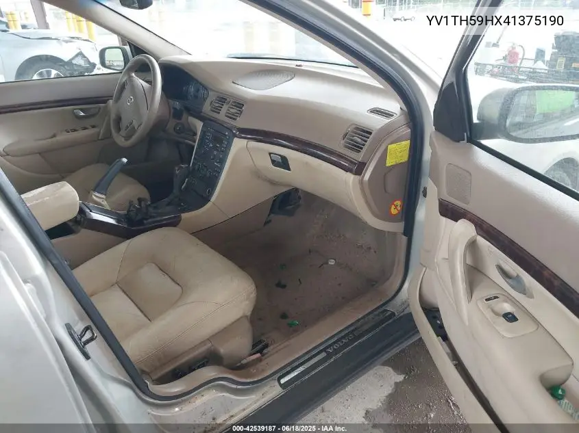 2004 Volvo S80 2.5T VIN: YV1TH59HX41375190 Lot: 42539187