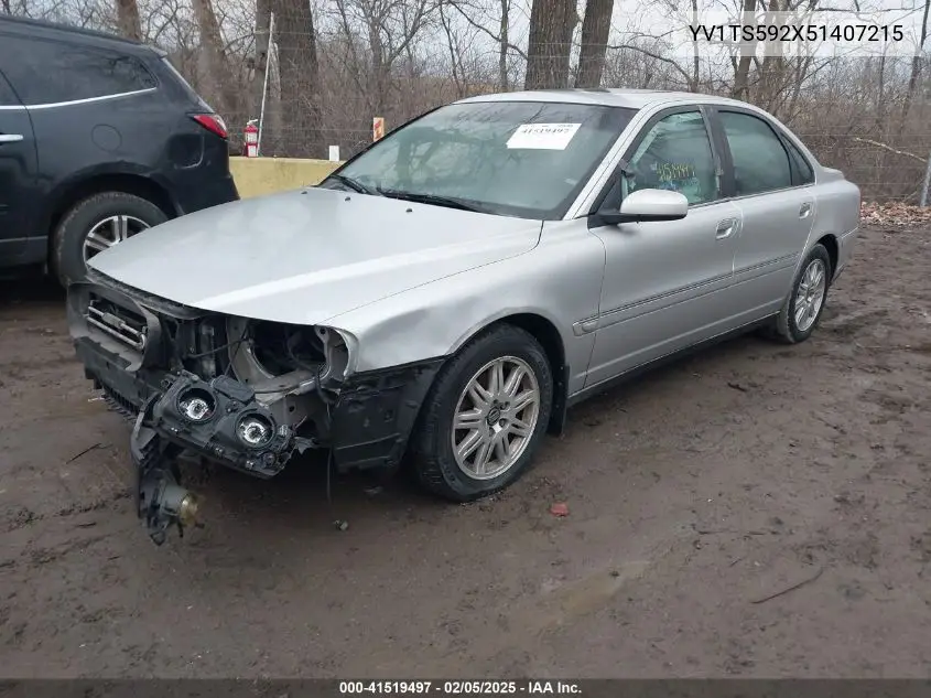 2005 Volvo S80 2.5T VIN: YV1TS592X51407215 Lot: 41519497