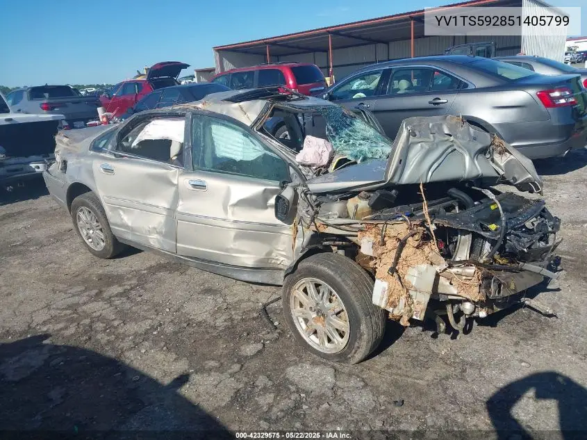 2005 Volvo S80 2.5T VIN: YV1TS592851405799 Lot: 42329575