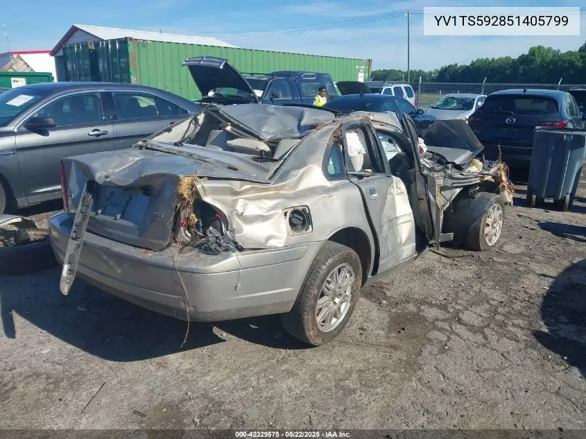 2005 Volvo S80 2.5T VIN: YV1TS592851405799 Lot: 42329575