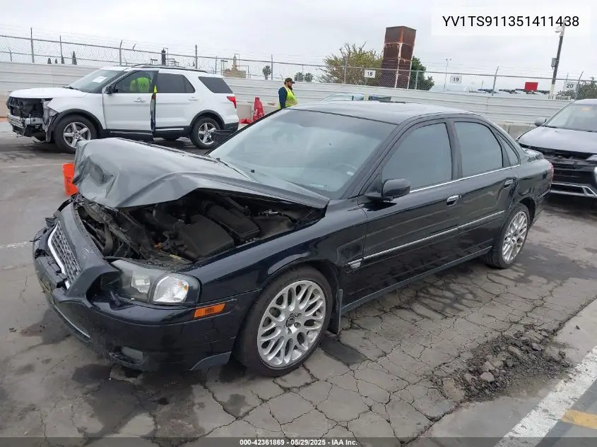 2005 Volvo S80 T6 VIN: YV1TS911351411438 Lot: 42361869