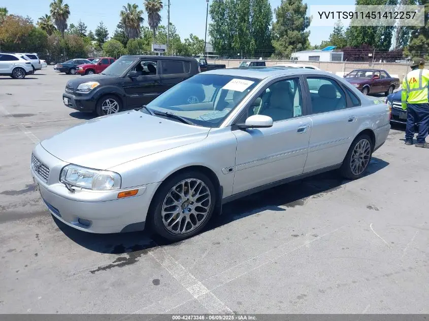 2005 Volvo S80 T6 VIN: YV1TS911451412257 Lot: 42473346