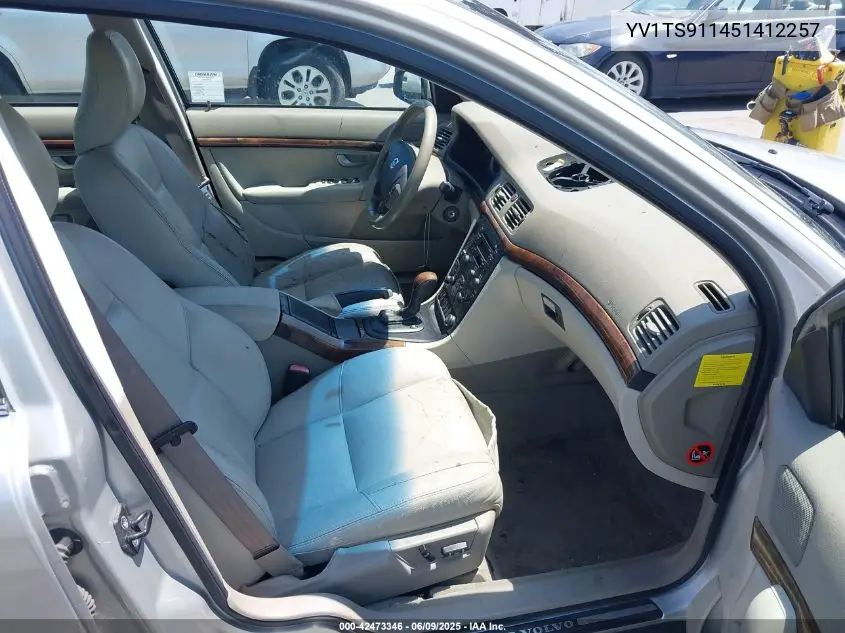 2005 Volvo S80 T6 VIN: YV1TS911451412257 Lot: 42473346