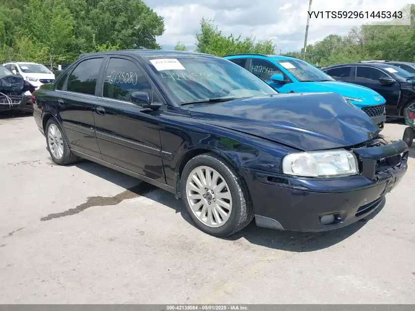 2006 Volvo S80 2.5T VIN: YV1TS592961445343 Lot: 42135084