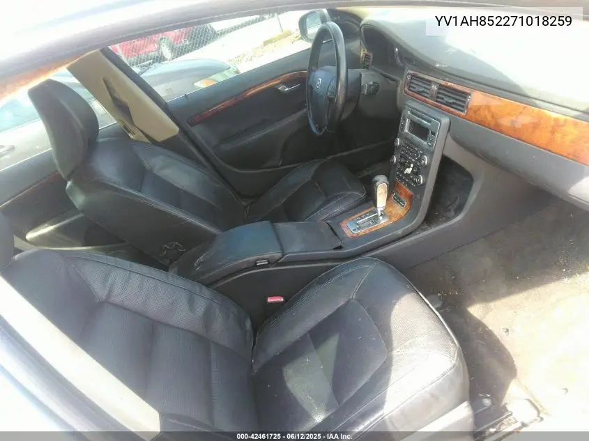 2007 Volvo S80 V8 VIN: YV1AH852271018259 Lot: 42461725