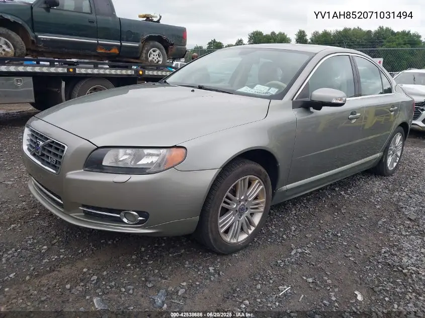 2007 Volvo S80 V8 VIN: YV1AH852071031494 Lot: 42538686