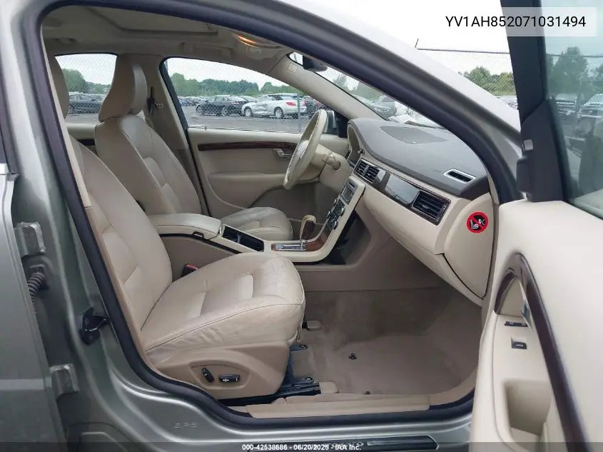 2007 Volvo S80 V8 VIN: YV1AH852071031494 Lot: 42538686